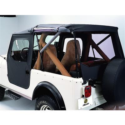 Bestop Tigertop With Clear Windows And One Piece Doors Black 01 4wheelparts Com